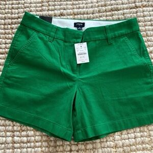 J.Crew Factory Green NWT New with Tag 5” Shorts Summer Preppy Casual size 2